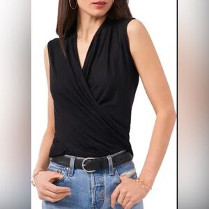 I.STATE
Surplice Sleeveless Top NWT